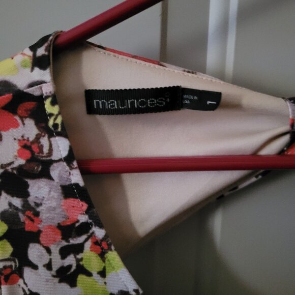 Maurices Sleeveless Top with Back Interest Misses Size 1 - Picture 3 of 7